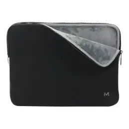 Mobilis Skin - Housse d'ordinateur portable - mousse à mémoire de forme - 12.5" - 14" - gris, noir (049016)_1